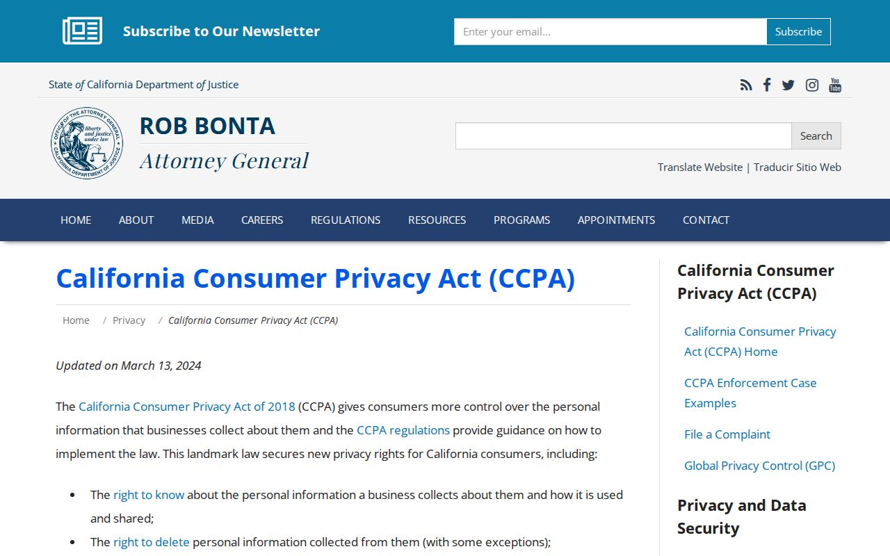 Vacaville neighbors and California consumer privacy rights