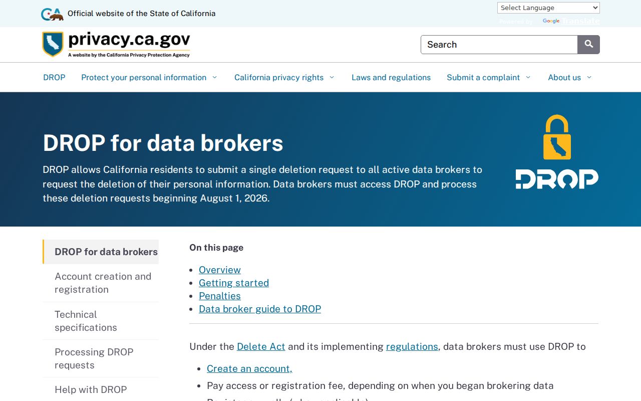 Vacaville neighbors and California data broker privacy